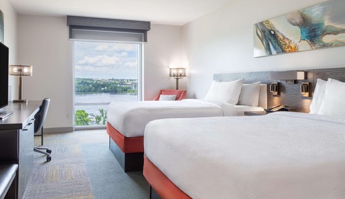 Room, 2 Queen Beds, River View (Shower Only)