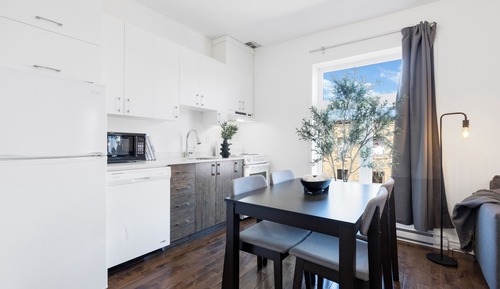 Deluxe Studio, 1 Queen Bed with Sofa bed, Patio, City View (Mont-Royal 301)