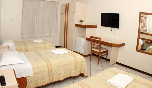 Apartamento semi luxo cama de casal