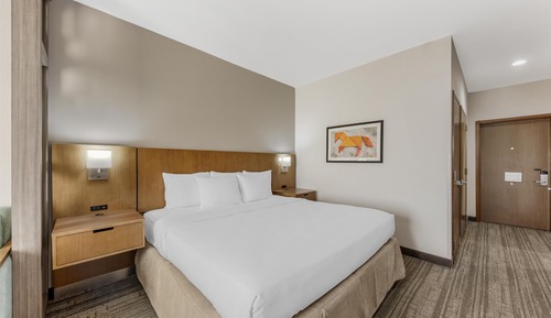 Suite, 1 King Bed, Accessible, Refrigerator & Microwave