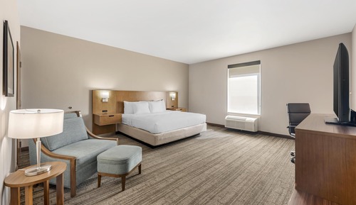 Standard Room, 1 King Bed, Non Smoking, Refrigerator & Microwave