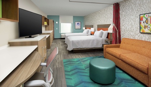 Studio, 2 Queen Beds, Accessible (Hearing)