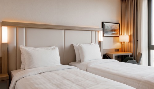 Standard Room, 2 Twin Beds, Non Smoking, City View
