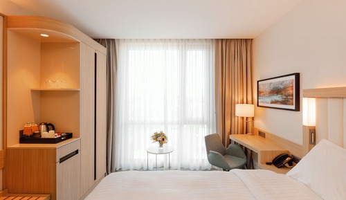 Standard Room, 1 Queen Bed, Non Smoking, City View