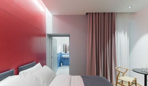 Superior Double Room, 1 Queen Bed, Courtyard View