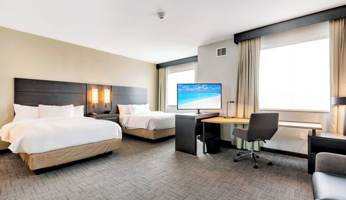 Studio, 2 Queen Beds, City View