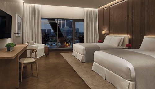 Premier Room, 2 Queen Beds, Balcony, Marina View