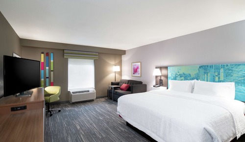 Room, 1 King Bed with Sofa bed, Refrigerator