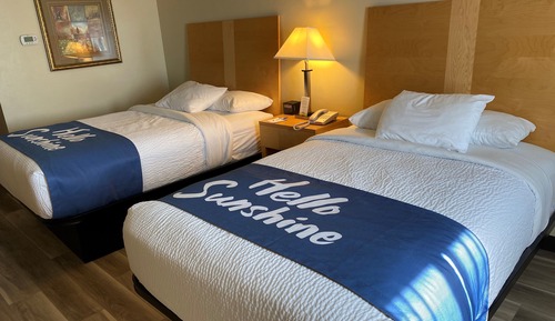 Double Room, 2 Double Beds, Accessible