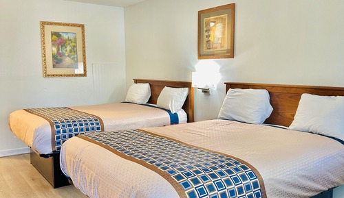 Standard Room, 2 Queen Beds, Non Smoking, Refrigerator & Microwave