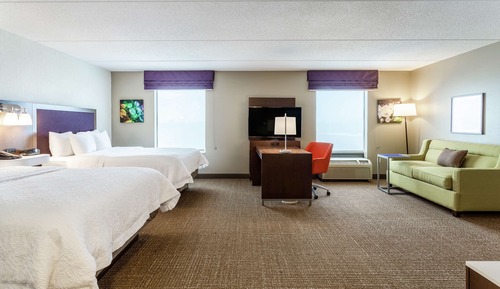 Studio, Non Smoking (2 Queen Beds with Sofa Bed)