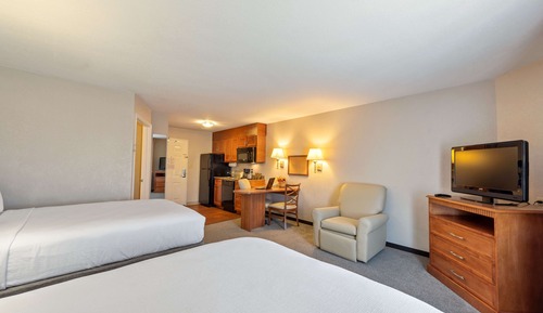 Standard Studio, 2 Double Beds, Non Smoking, Refrigerator & Microwave