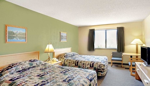 Standard Room, 2 Queen Beds, Non Smoking, Refrigerator & Microwave