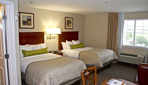 Studio Suite, 2 Double Beds, Hearing Accessible (Accessible Tub)