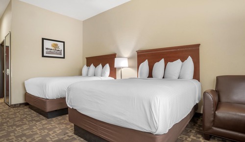 Standard Room, 2 Queen Beds, Non Smoking, Refrigerator & Microwave