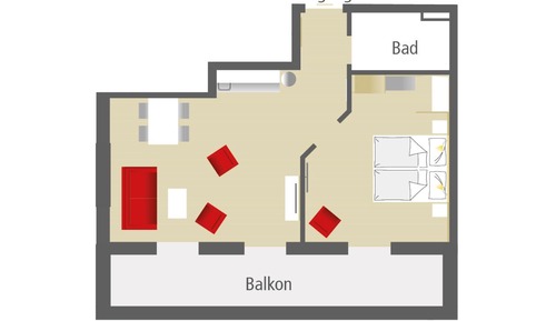 Apartment, Garden View (22 - behindertengerecht)