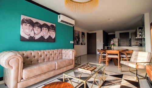 Design Apartment, Multiple Beds, Partial Ocean View