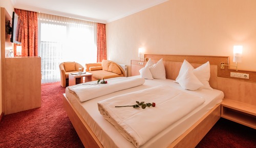 Premium Double Room, 1 Queen Bed, Courtyard View, Courtyard Area
