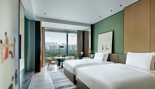 Deluxe Room, 2 Twin Beds, River View (Executive Twin Room)