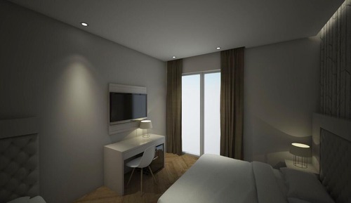 Family Quadruple Room, Balcony, Partial Sea View