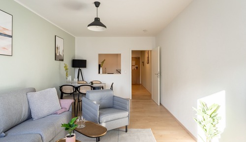Two-Bedroom Duplex Suite with balcony