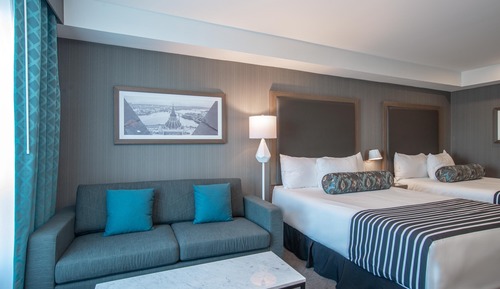 Standard Room, 2 Queen Beds, Sofa Bed