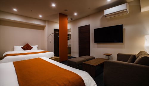 Family Studio Suite, 2 Queen Beds, Non Smoking, Kitchen