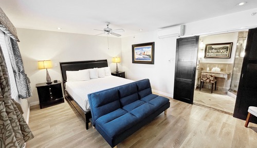 Room, 1 King Bed with Sofa bed, Courtyard View