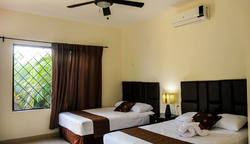 Standard Duplex, 2 Double Beds, Accessible, Courtyard View