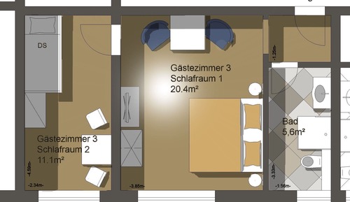 Quadruple Room, Ensuite
