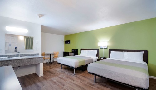 Deluxe Room, 2 Queen Beds, Smoking, Refrigerator & Microwave