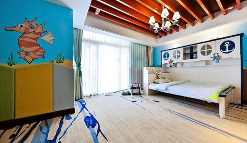Deluxe  Family City View Twin Bed Room