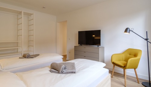 Premium Apartment, Balcony, Garden View (EUR 75,00 Cleaning Fee)