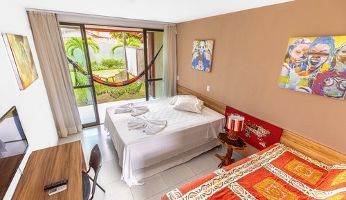 Deluxe Triple Room, Multiple Beds, Garden View