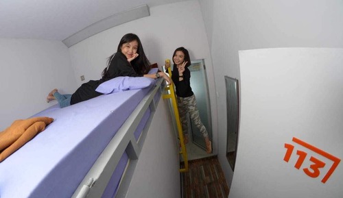 Basic Cabin, 1 Double Bed, Private Bathroom