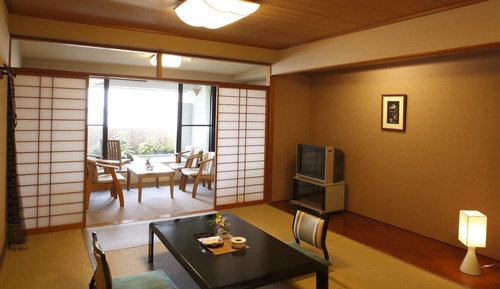 Japanese Style Room with Open-air Bath