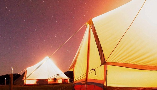 Glamping Bell tent 42