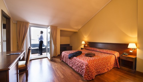 Panoramic Double Room, 1 King Bed, Balcony, Tower