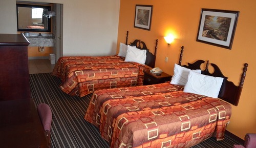 Standard Double Room, 2 Queen Beds, Non Smoking, Refrigerator & Microwave