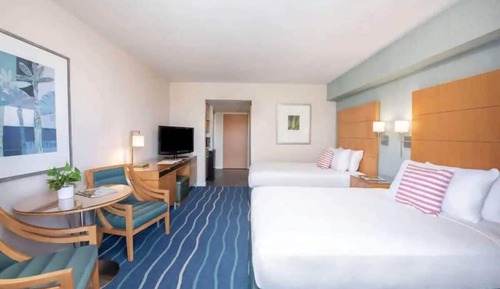 Deluxe Studio, 2 Double Beds, Balcony, Ocean View