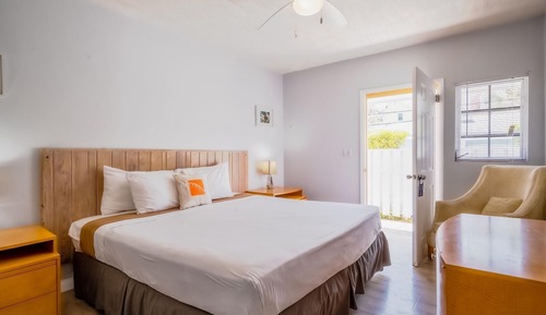 Basic Room, 1 King Bed, Non Smoking, Garden View