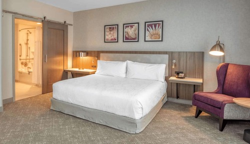 Studio, 1 King Bed, Accessible (Hearing)