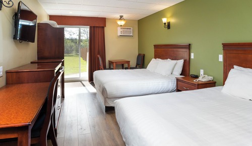 Classic Room, 2 Queen Beds, River View, front desk is open until 8 PM