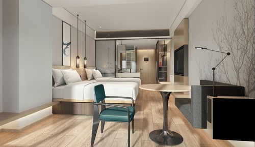 Superior Room, 2 Double Beds, City View