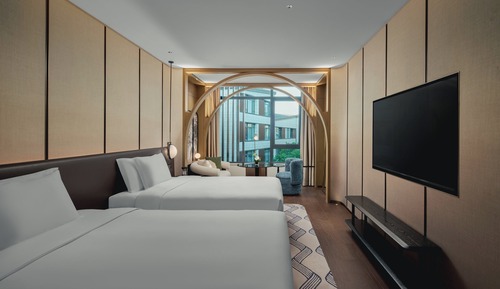 Standard Room, 2 Double Beds, Garden View