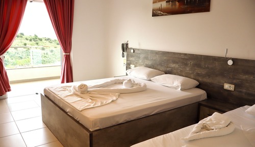 Quadruple Room, Balcony, Sea View