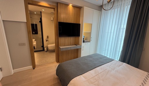 Deluxe Double Room, Partial Sea View