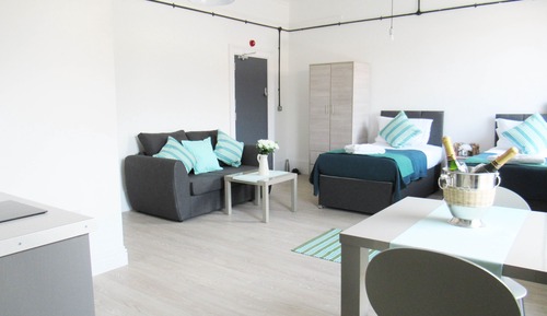 Family Studio, Kitchenette (Flat 6)