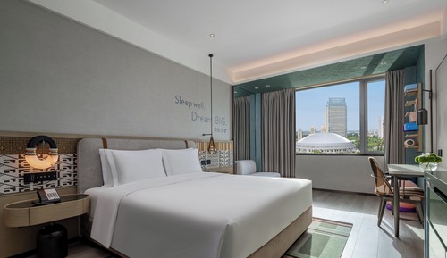 Standard Room, 2 Double Beds, Courtyard View