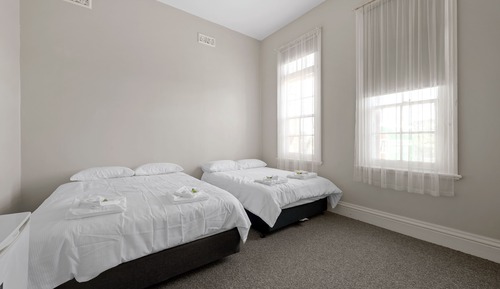 Basic Quadruple Room, Multiple Beds, Shared Bathroom
